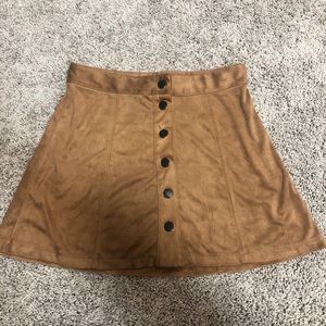 American Eagle Brand Suede Skirt Size 0